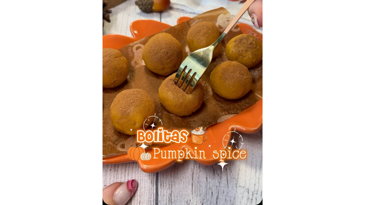 🍂 Bolitas de Pumpkin Spice: El snack perfecto de calabaza para esta temporada 🎃