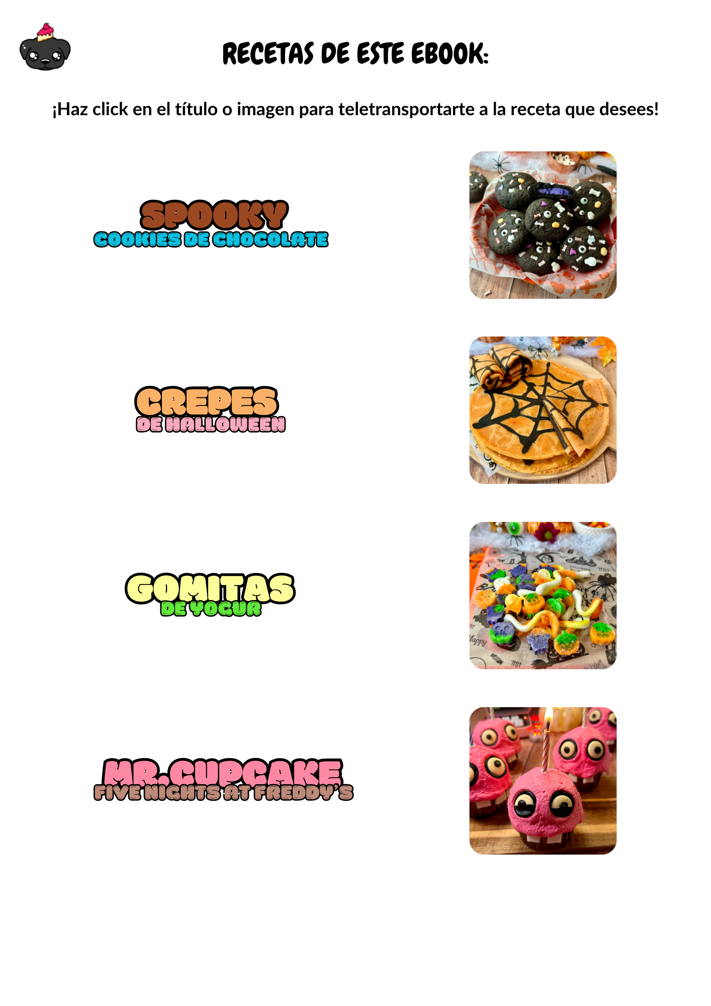 Ebook Sabores Encantados Recetas de Otoño y Halloween